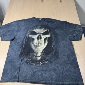 The Mountain James Ryman‎ 2012 T Shirt Size 2XL Short Sleeve Skull Grim Reaper